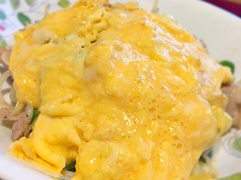 栄養満点★フライパン一つでできるオムベジ!